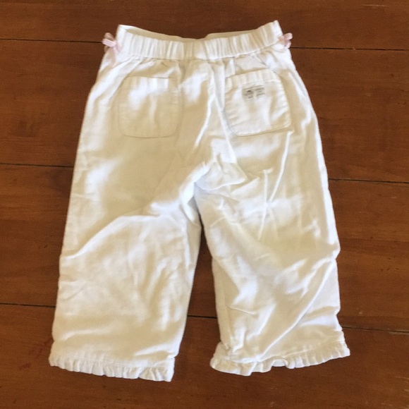 Janie and Jack soft white pant 12 months 18 months - Picture 4 of 5